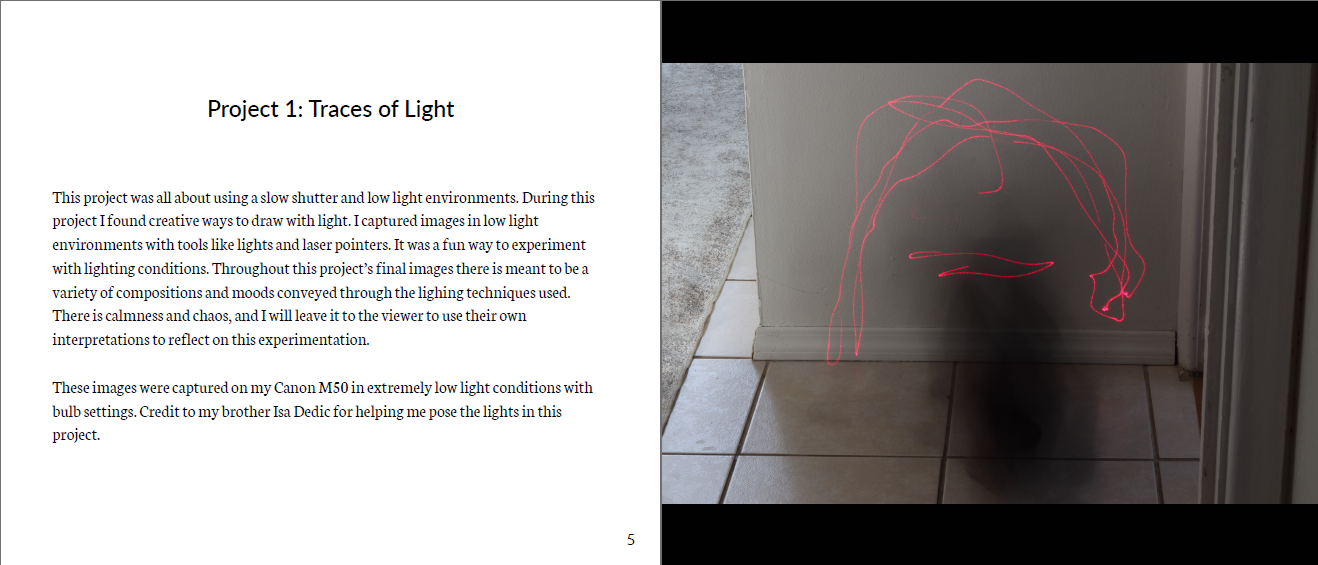 Spread from my photography book